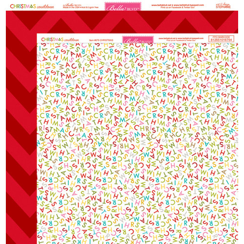 Bella Blvd - Christmas Countdown Collection - 12 x 12 Double Sided Paper - Christmas