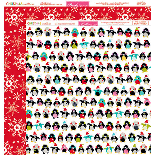 Bella Blvd - Christmas Countdown Collection - 12 x 12 Double Sided Paper - Christmas Cuties