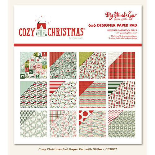 My Mind's Eye - Cozy Christmas Collection - 6 x 6 Paper Pad