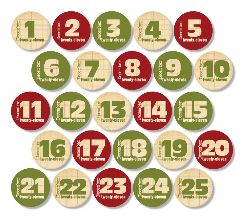 christmas numbers clipart - photo #37