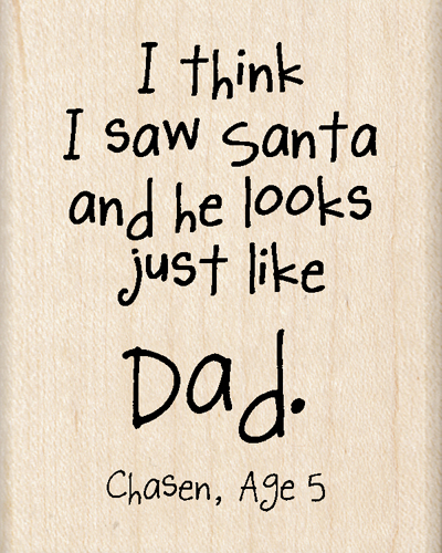 Inkadinkado - Kids Quotes Collection - Christmas - Wood Mounted Stamps ...