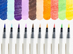 Scrapbook.com Glitter Brush Markers