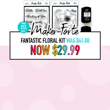 Maker Forte 'Fantastic Florals' Stamp Bundle ONLY $29.99