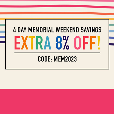 4 Day Memorial Weekend Savings!