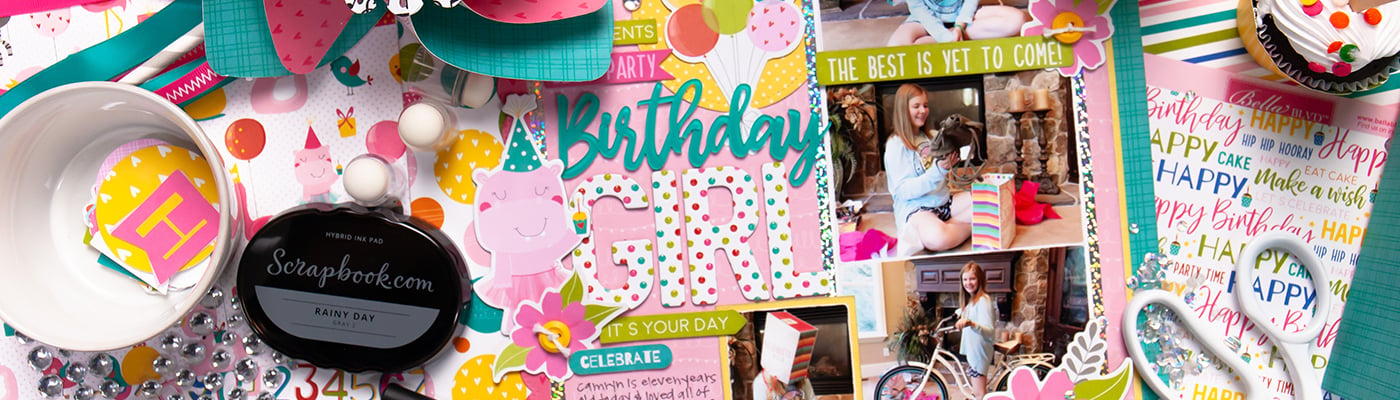 Birthday Scrapbooking and Card Making