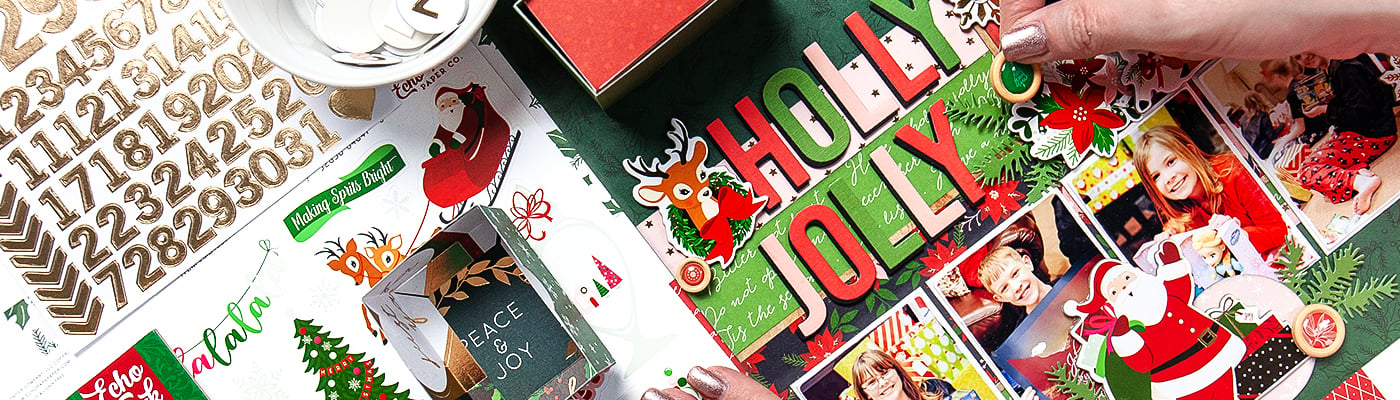 Christmas-Themed Scrapbooking